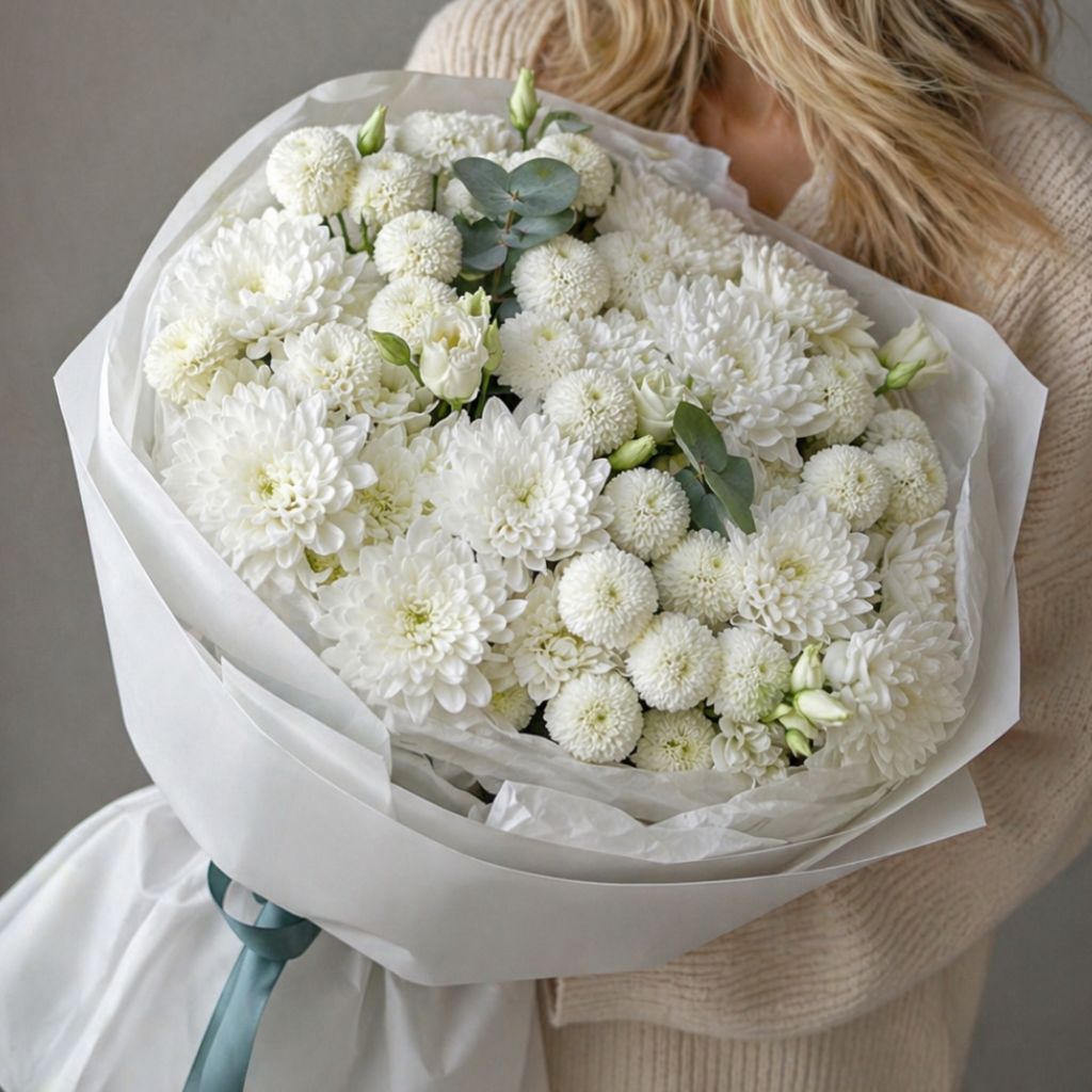 Pure White Bouquet – Elegant Flowers Miami
