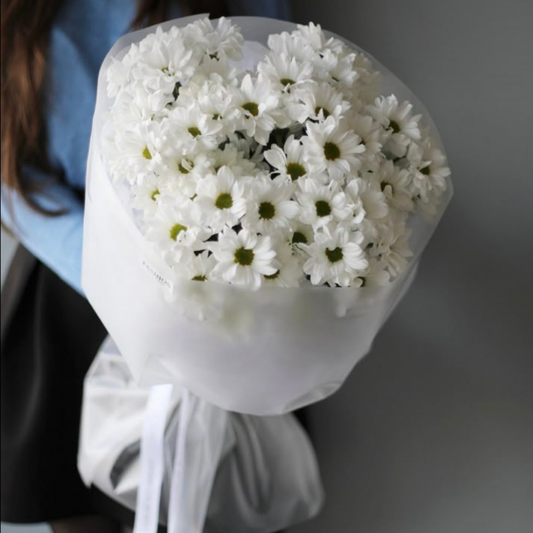 White Chrysanthemums Bouquet