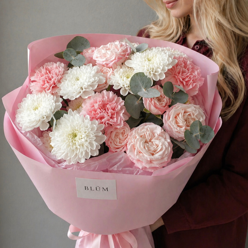 Blush Garden Bouquet – Mother’s Day Flowers Miami