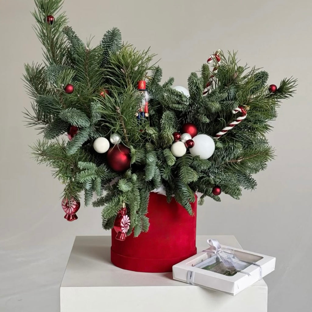Candy Cane Christmas Arrangement