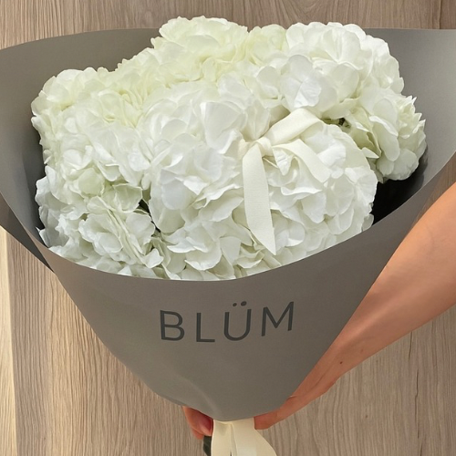 White Hydrangea Bouquet