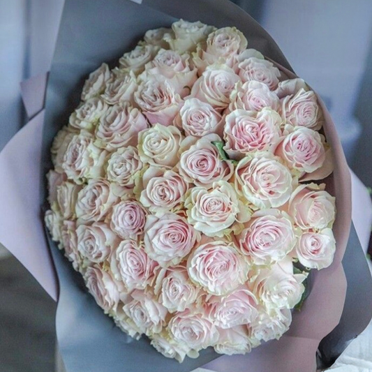 Blush Pink Roses Bouquet